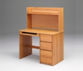 3 Drawer Desk with Bookcase