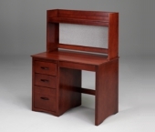 3 Drawer Desk with Bookcase