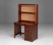 3 Drawer Desk with Bookcase